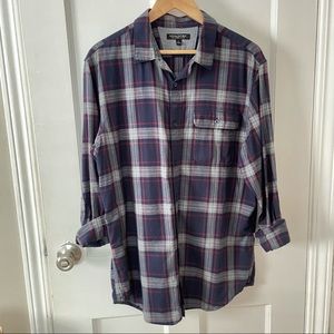 Banana Republic Mens Plaid buttondown shirt size L